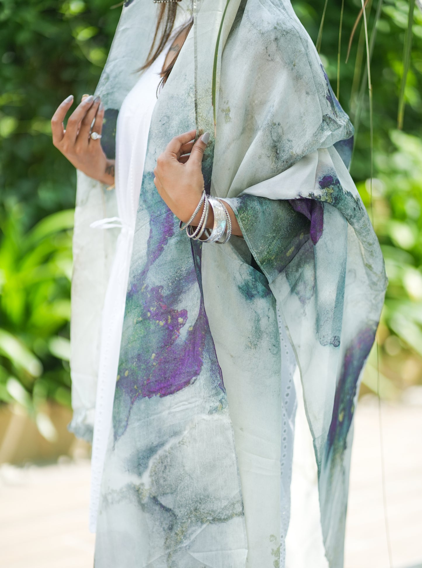 Soot Organza Silk Dupatta