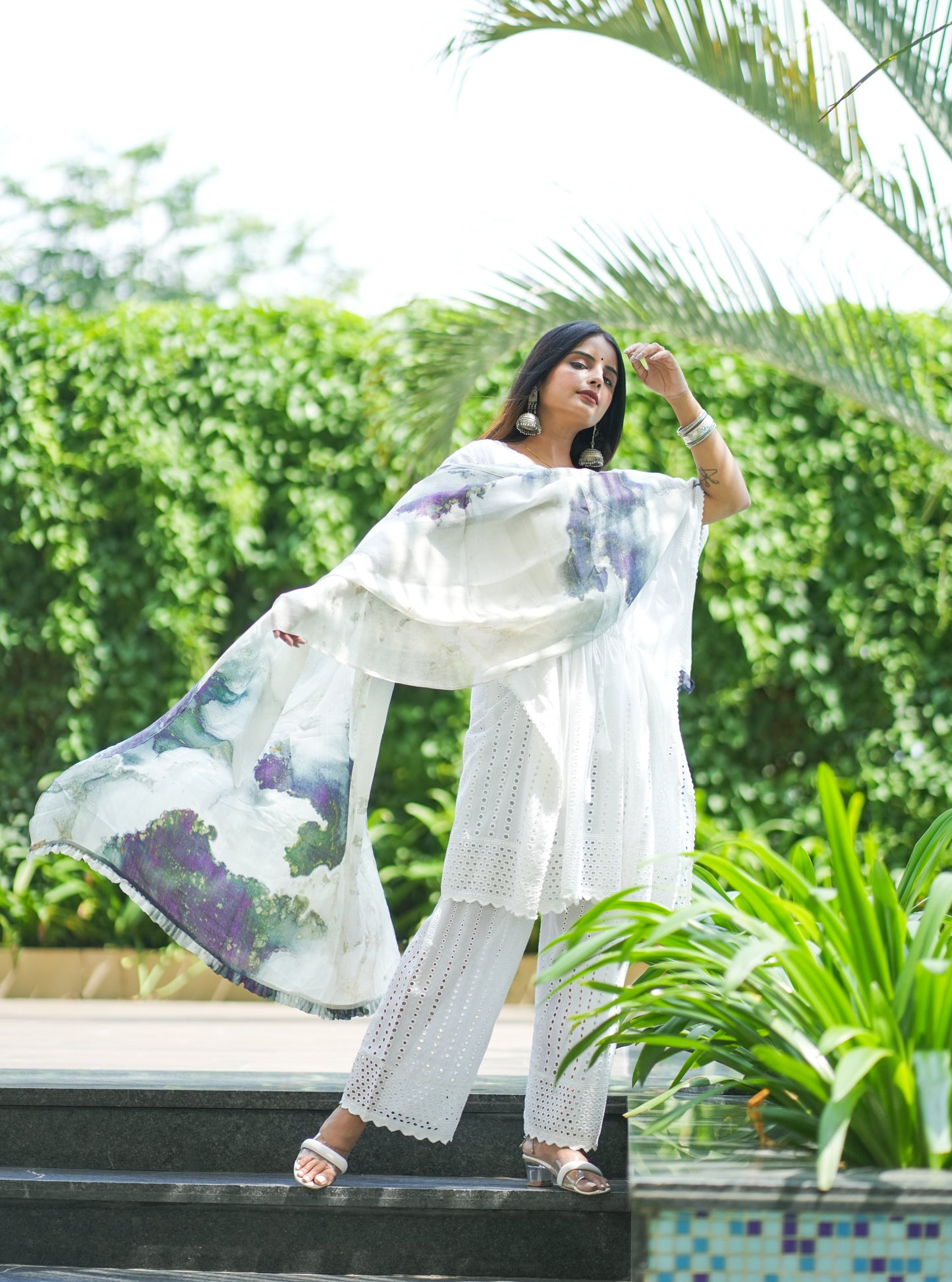 Soot Organza Silk Dupatta