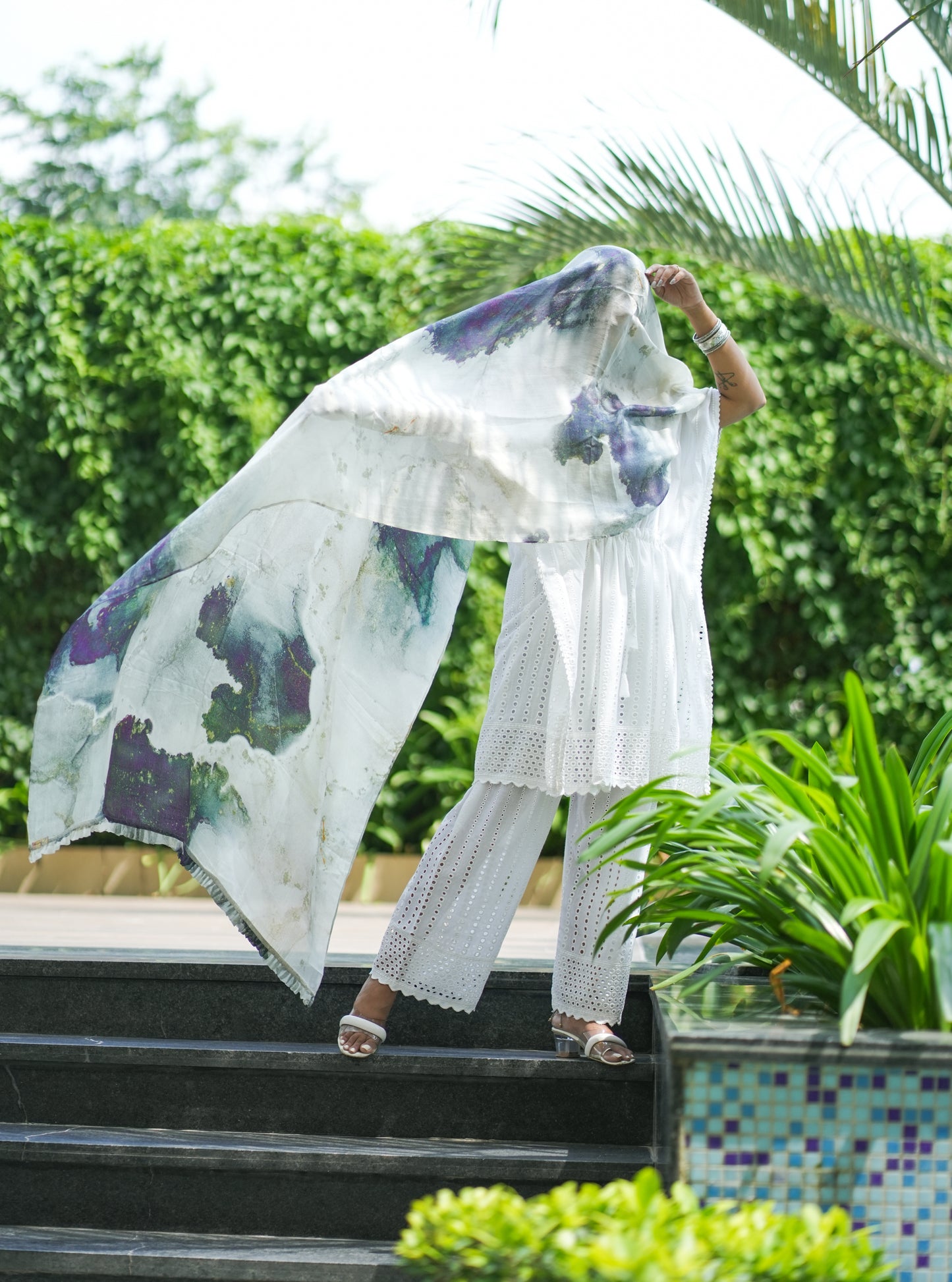 Soot Organza Silk Dupatta