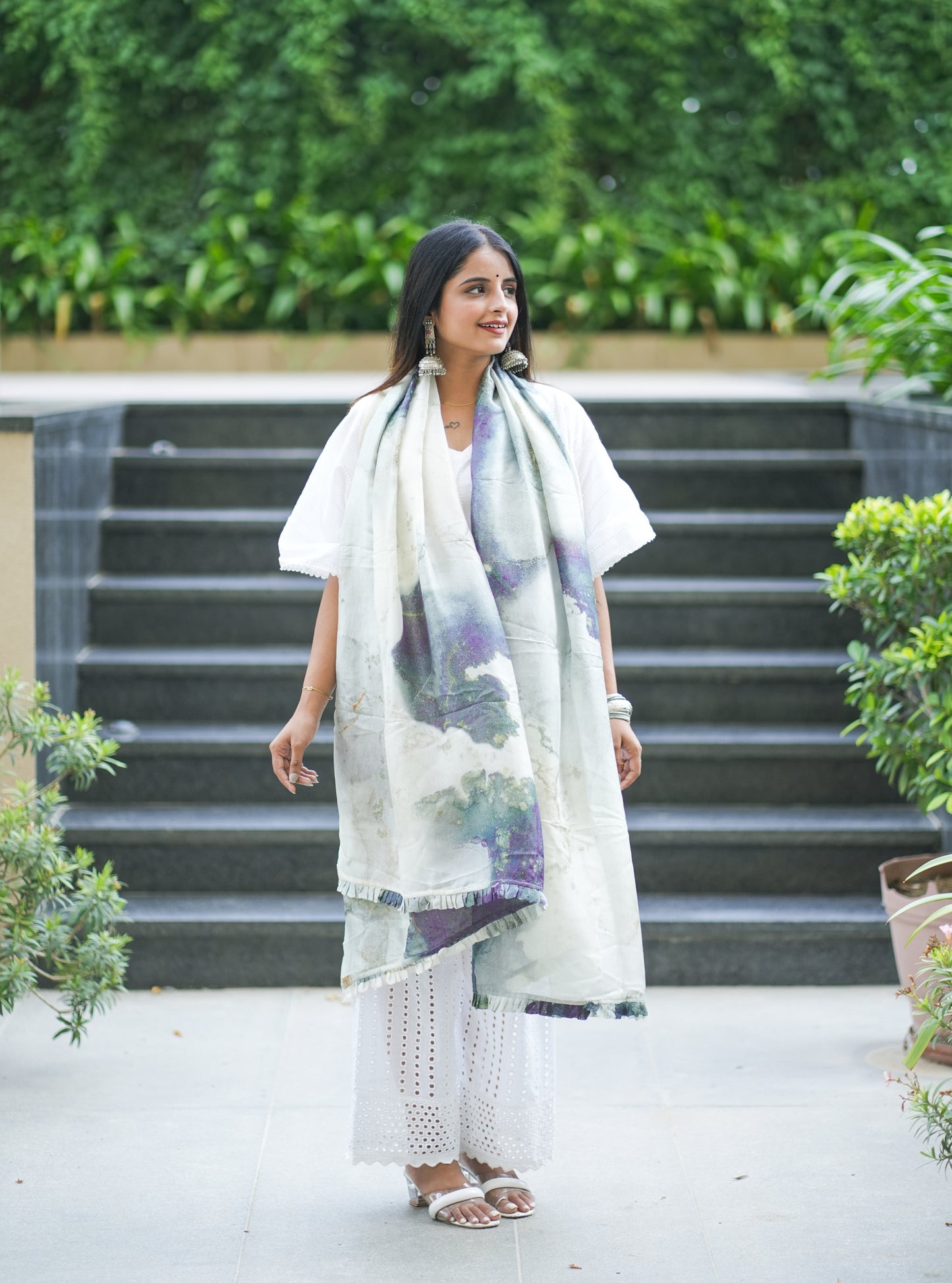 Soot Organza Silk Dupatta