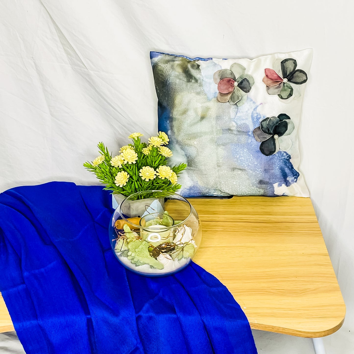 Touch Of Fire Print Cushion Cover