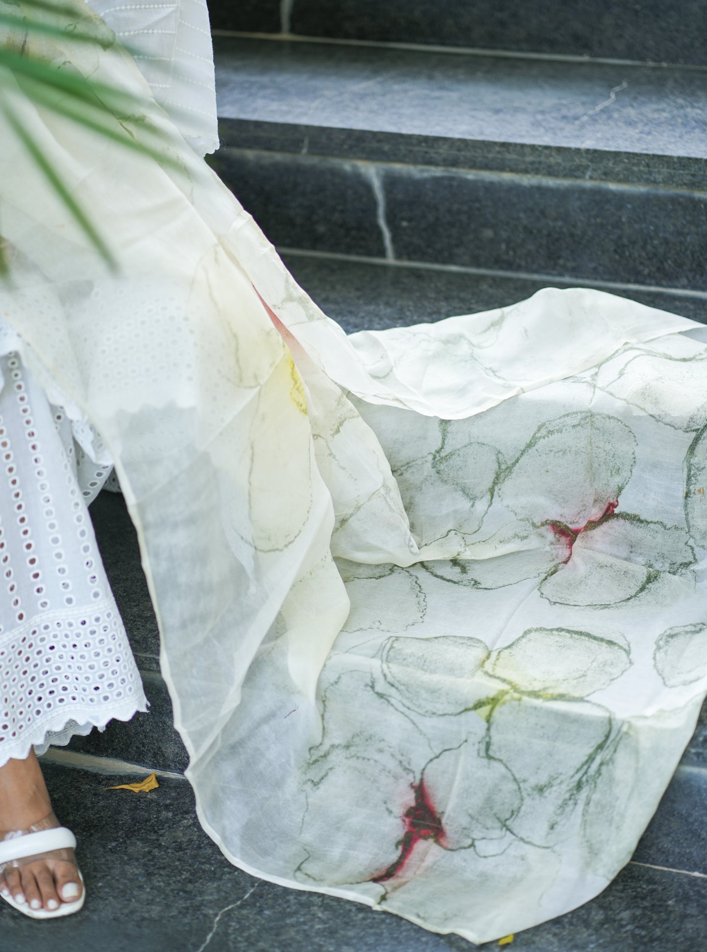 Lambent Glow Organza Silk Dupatta