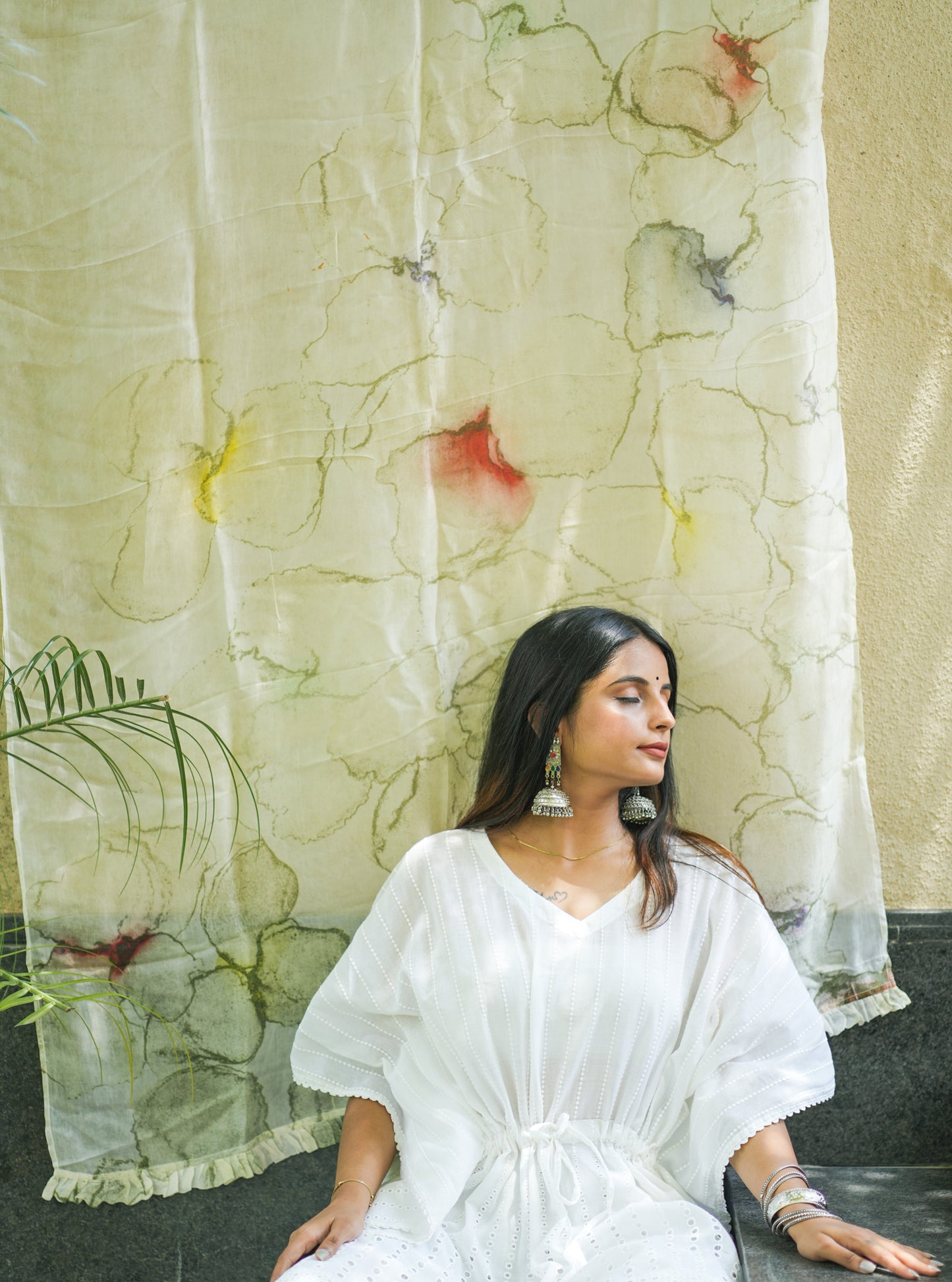 Lambent Glow Organza Silk Dupatta