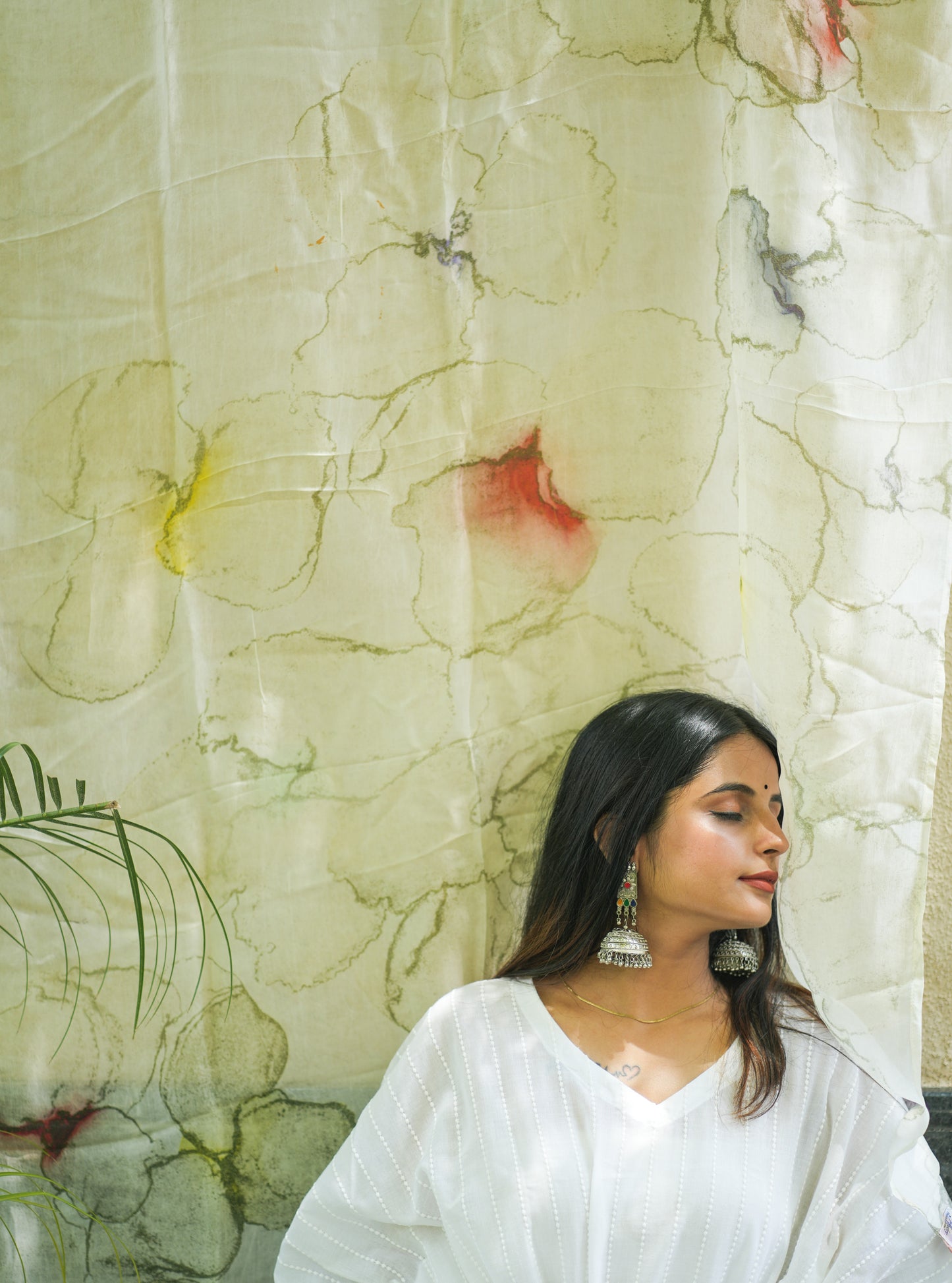 Lambent Glow Organza Silk Dupatta