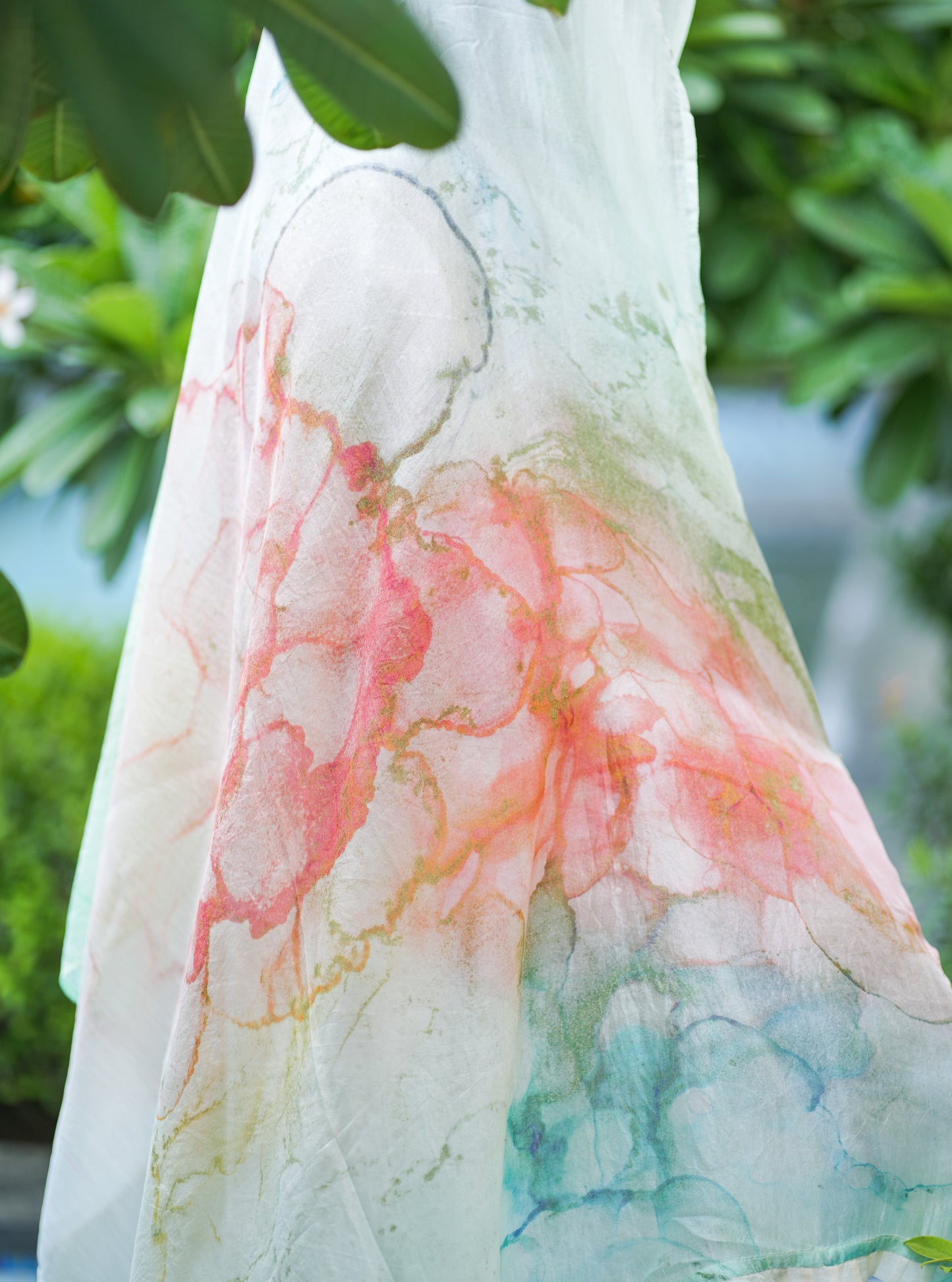 Roses Organza Silk Dupatta