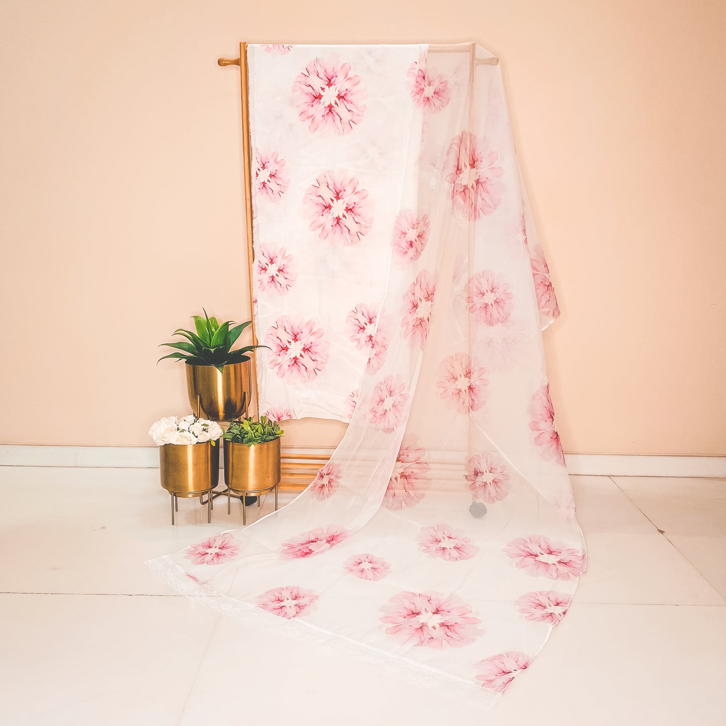 Petals in Pink Suit Fabric