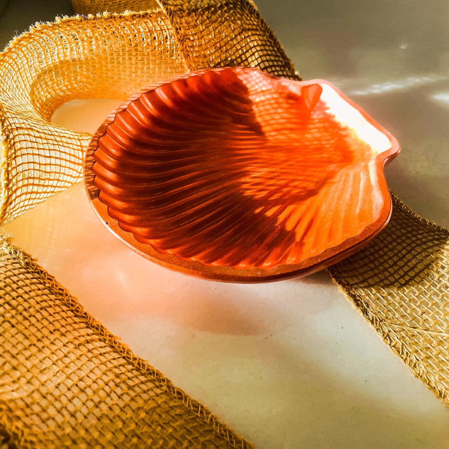 Rose Gold Calm Shell Tray